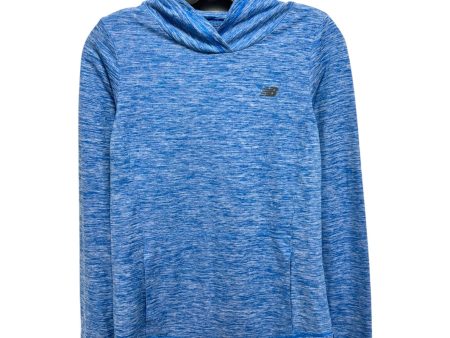 Athletic Top Long Sleeve Collar By New Balance In Blue, Size: 16 Supply