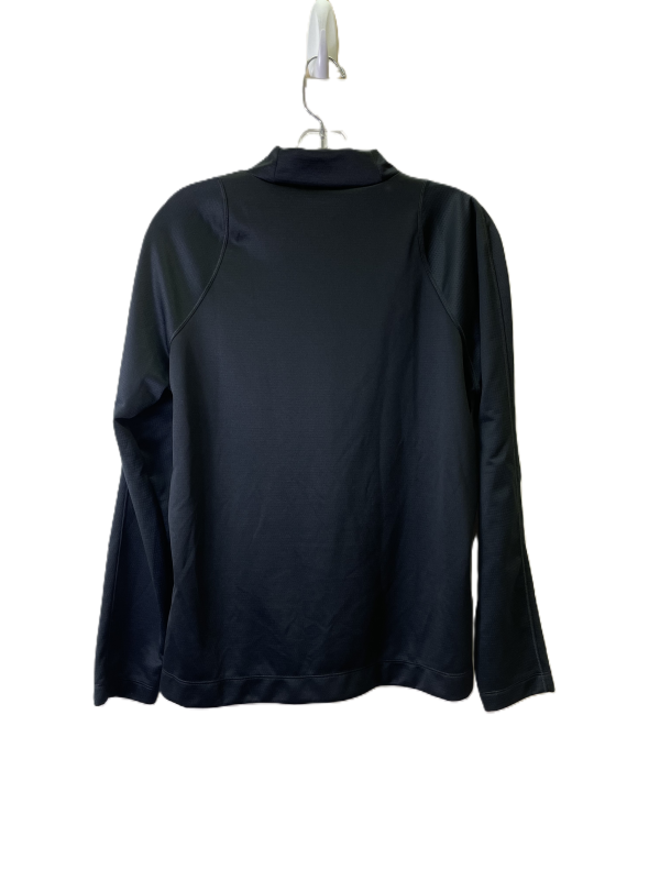 Athletic Top Long Sleeve Collar By Nike Apparel In Black, Size: L Discount