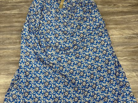 Dress Casual Maxi By J. Crew In Blue & White, Size: Xl Online