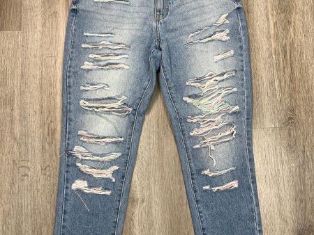 Jeans Straight By Kancan In Blue Denim, Size: 8 Discount