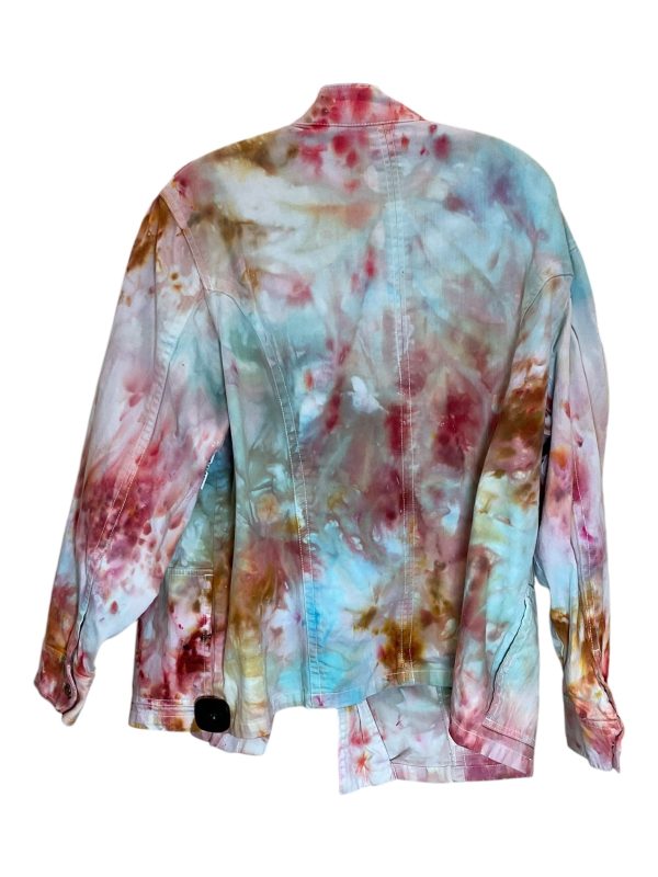 Jacket Denim By Denim 24 7 In Multi-colored, Size: 1x Hot on Sale