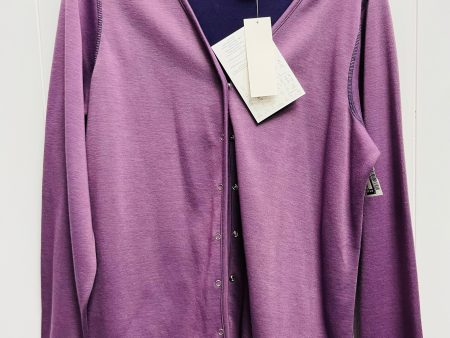 Cardigan By Clothes Mentor In Purple, Size: M Supply