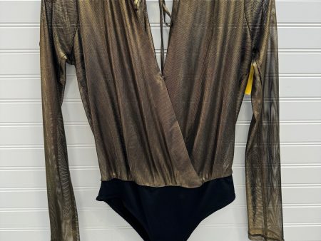 Bodysuit By Bcbgeneration In Black & Gold, Size: M Online