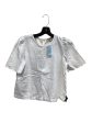 Top Short Sleeve By Loft In White, Size: Xs on Sale