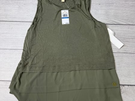 New! Top Sleeveless By Michael By Michael Kors In Green, Size: Xl Fashion