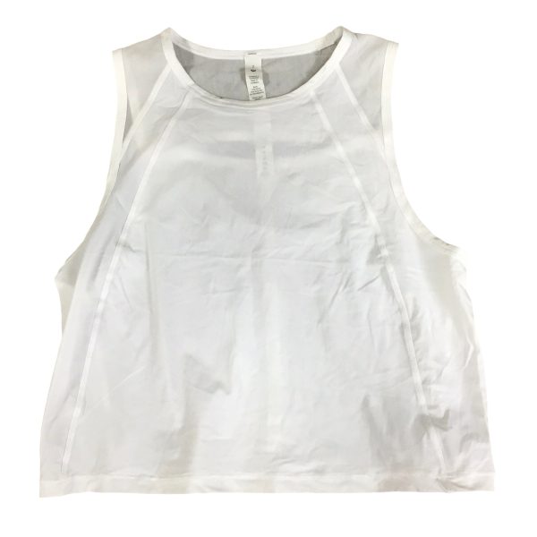 Athletic Tank Top By Lululemon In White, Size: 2 Online