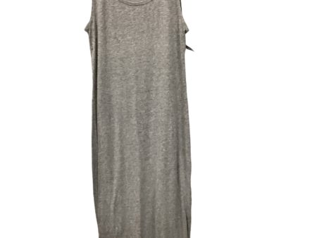 Dress Casual Maxi By Theory In Grey, Size: S Online now