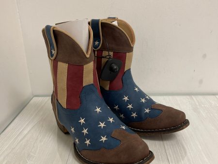 Boots Western By Roper In Blue & Red, Size: 7 Online Hot Sale