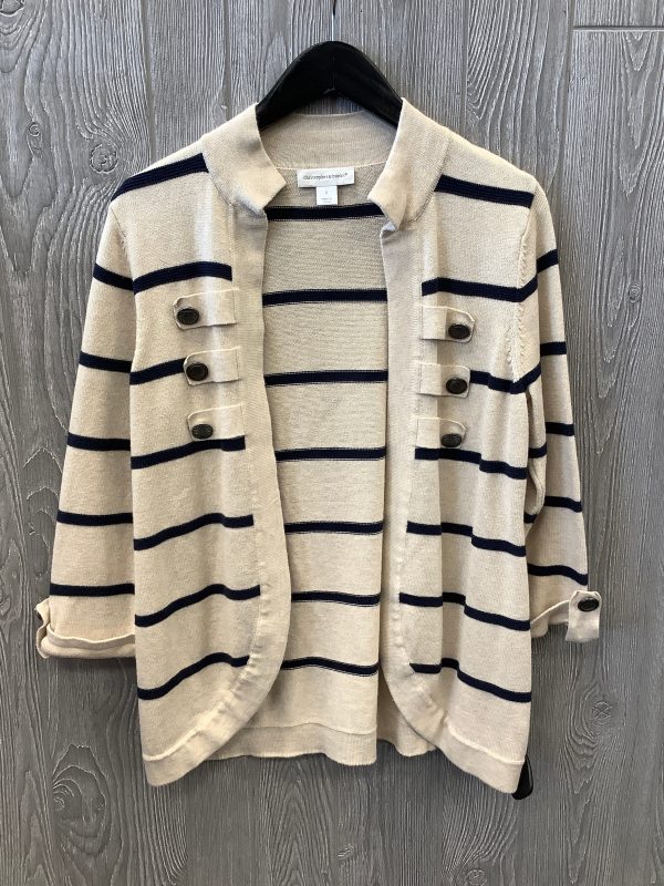 Cardigan By Christopher And Banks In Striped Pattern, Size: S Online now