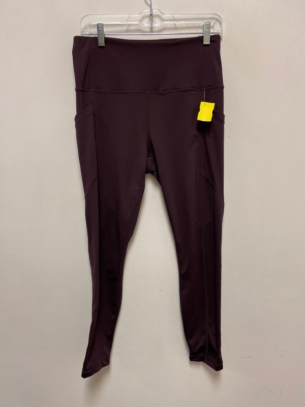 Athletic Pants By 90 Degrees By Reflex In Purple, Size: L Online