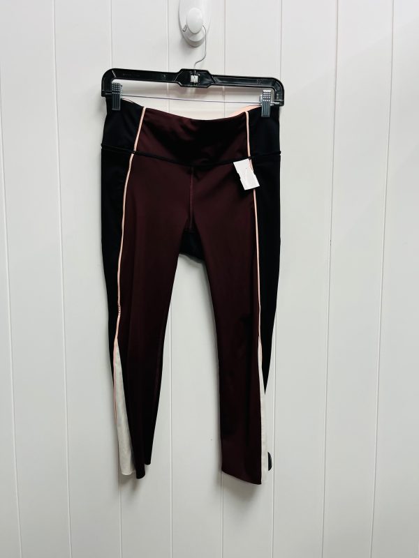 Athletic Capris By Athleta In Black & Red, Size: S Discount