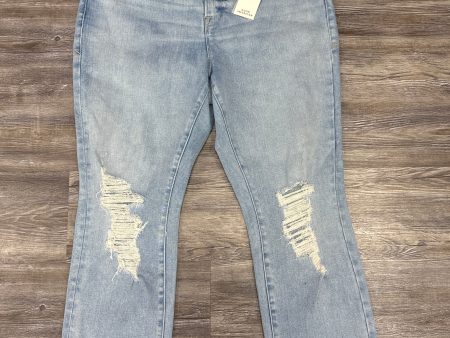 Jeans Designer By Good American In Blue Denim, Size: 16 on Sale