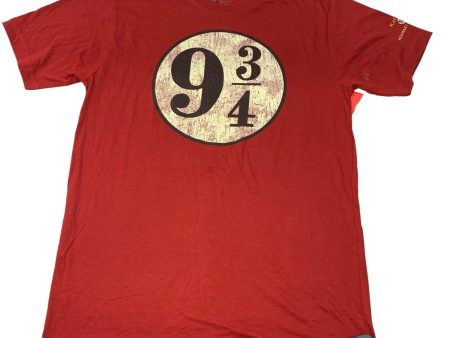 Top Short Sleeve By Universal Studios In Red, Size: M For Sale