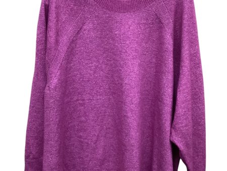 Sweater By Ava & Viv In Purple, Size: 2x Sale