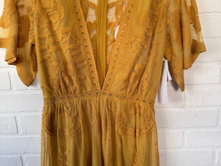 Romper By Clothes Mentor In Yellow, Size: S Hot on Sale