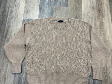 Sweater By Able In Tan, Size: 1x Discount