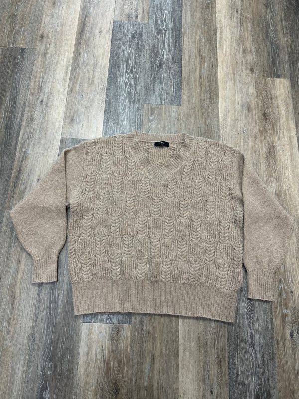 Sweater By Able In Tan, Size: 1x Discount