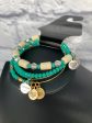 Bracelet Beaded By Alex And Ani, Size: 03 Piece Set Sale