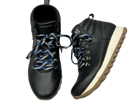 Boots Hiking By Merrell In Black & Blue, Size: 9 Online Sale