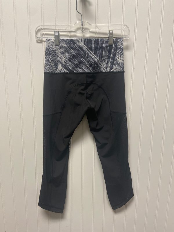 Athletic Capris By Lululemon In Black & White, Size: S Supply