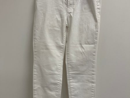 Jeans Cropped By Talbots In White, Size: 6p Online Sale