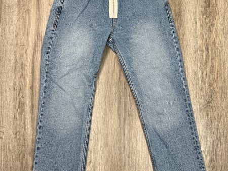 Jeans Cropped By Zara In Blue Denim, Size: 2 Fashion