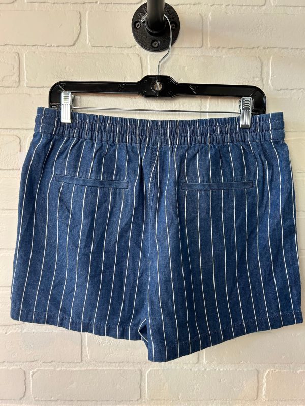 Shorts By J. Crew In Blue & White, Size: 4 Online Hot Sale