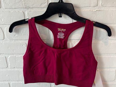 Athletic Bra By Tek Gear In Red, Size: L on Sale