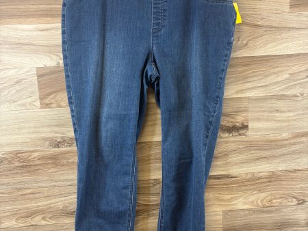 Jeans Jeggings By Chicos In Blue Denim, Size: 14 Online Hot Sale