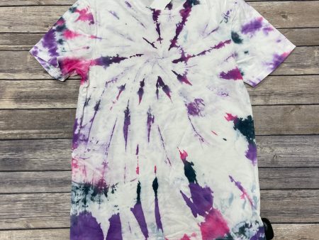 Top Short Sleeve By Apt 9 In Tie Dye Print, Size: S Online Hot Sale