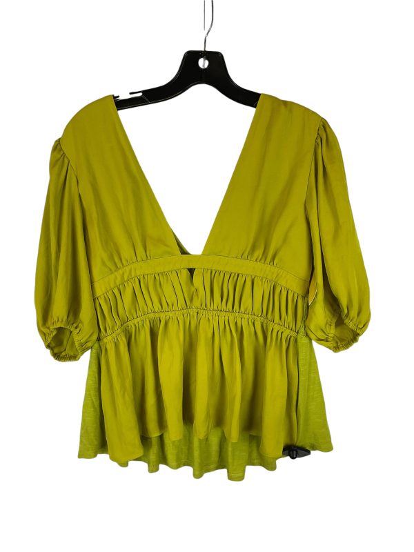 Top Short Sleeve By Dolan Left Coast In Green, Size: S Cheap