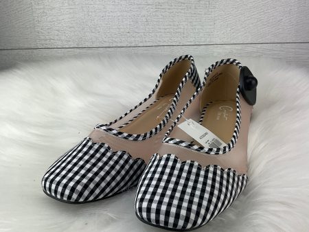 Shoes Flats By Cato In Black & White, Size: 8 For Cheap