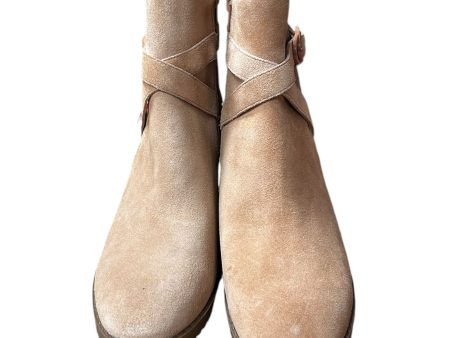 Boots Ankle Heels By Blondo In Tan, Size: 10 on Sale