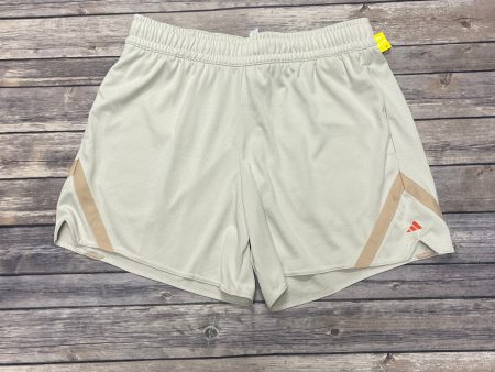 Athletic Shorts By Adidas In Cream, Size: M Supply