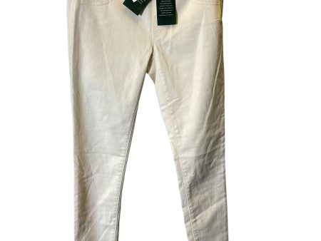 Jeans Jeggings By Lauren By Ralph Lauren In Cream, Size: 2 Fashion