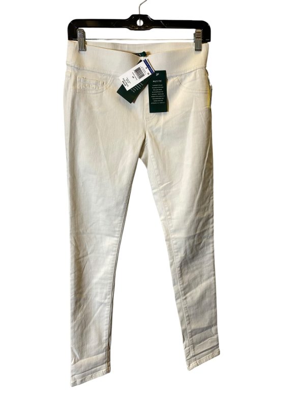 Jeans Jeggings By Lauren By Ralph Lauren In Cream, Size: 2 Fashion