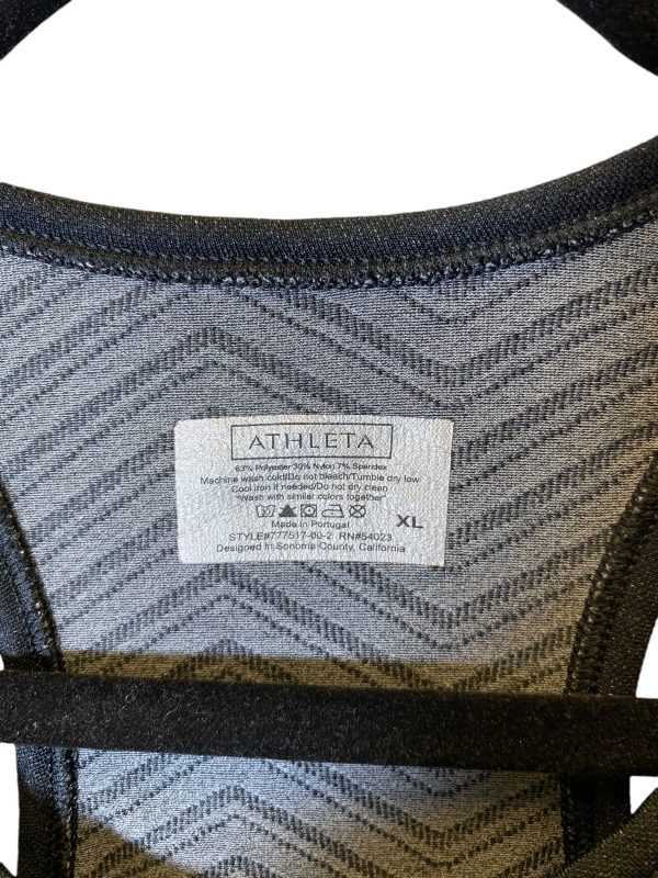 Athletic Tank Top By Athleta In Black, Size: Xl Sale