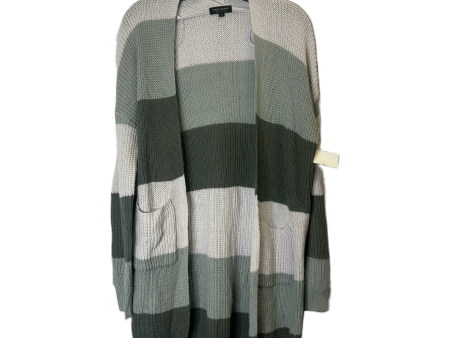 Sweater Cardigan By Simply Southern In Green, Size: L Supply