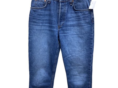 Jeans Straight By Rag & Bones Jeans In Blue Denim, Size: 2 Supply