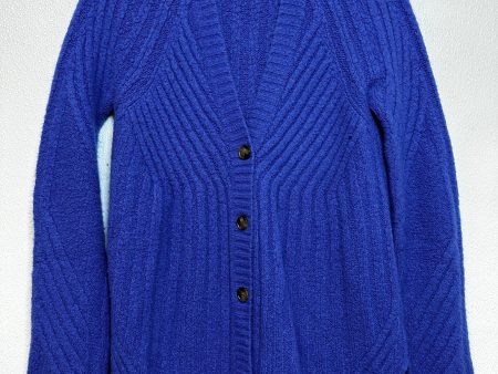 Cardigan By Moth In Royal Blue, Size: Xs Cheap