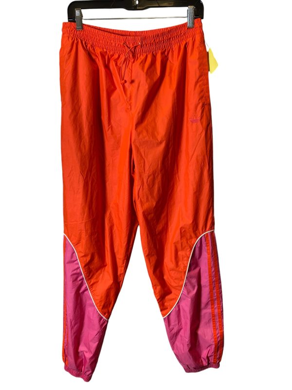 Athletic Pants By Adidas In Orange & Pink, Size: M For Cheap