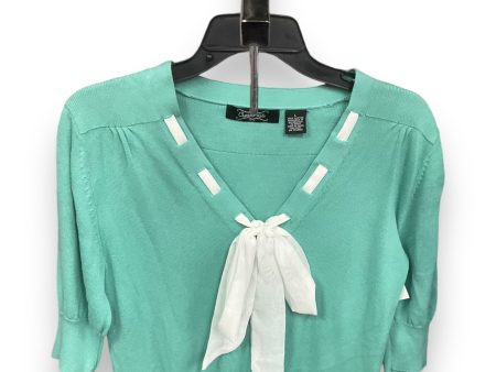 Sweater Short Sleeve By Clothes Mentor In Green, Size: L Online