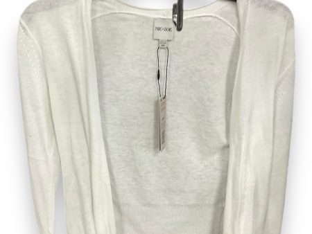 Cardigan By Clothes Mentor In White, Size: S Cheap