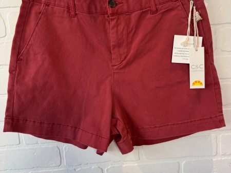 Shorts By C And C In Red, Size: 8 For Cheap