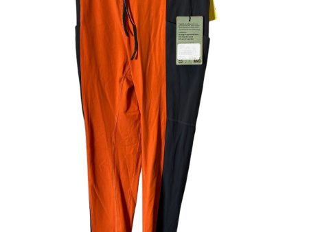 Athletic Leggings By Cmc In Black & Orange, Size: S Online