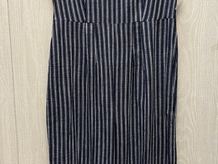 Jumpsuit By Ann Taylor In Blue & Silver, Size: S Hot on Sale