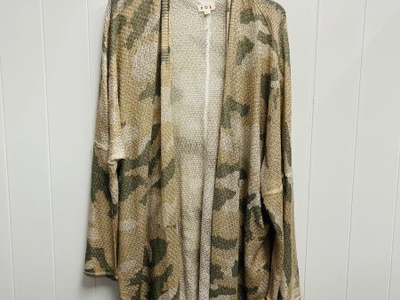 Sweater Cardigan By Pol In Green, Size: L Online Sale