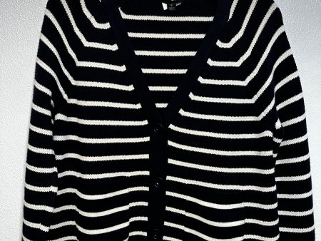 Cardigan By J Crew In Striped, Size: S Cheap