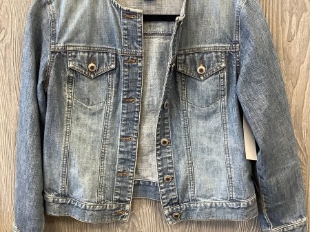 Jacket Denim By Ann Taylor In Blue, Size: Sp For Sale