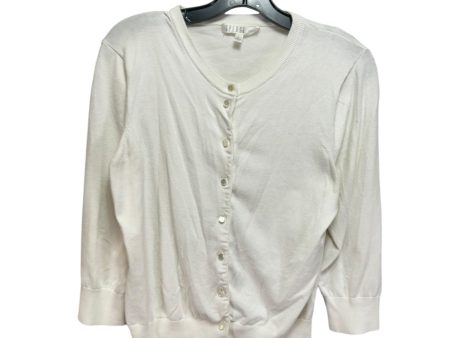 Sweater Cardigan By Spense In White, Size: Petite L Online